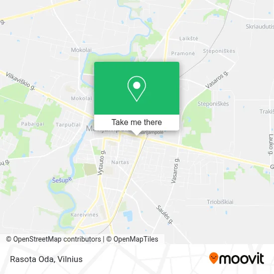 Rasota Oda map