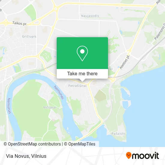 Via Novus map
