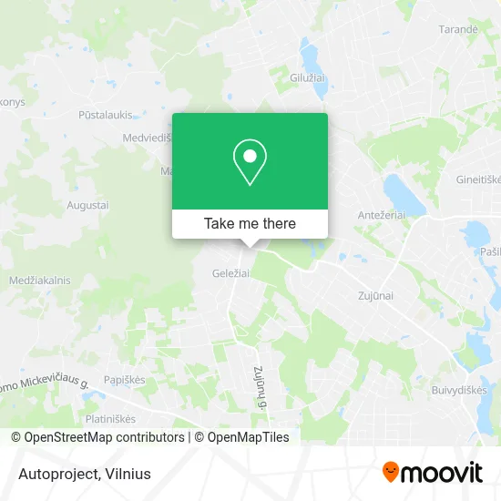 Autoproject map
