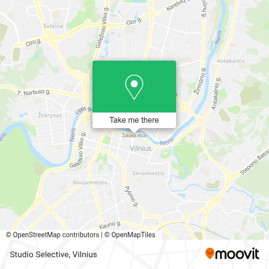 Studio Selective map