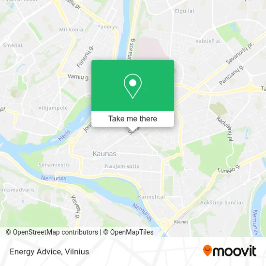Energy Advice map