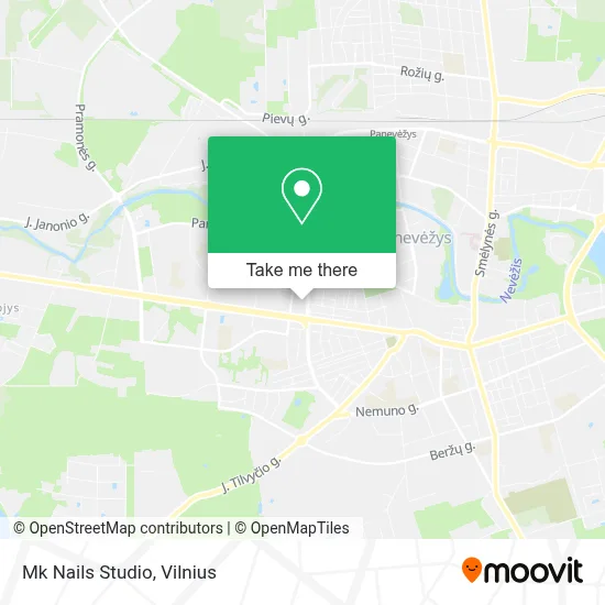 Mk Nails Studio map