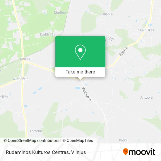 Rudaminos Kulturos Centras map