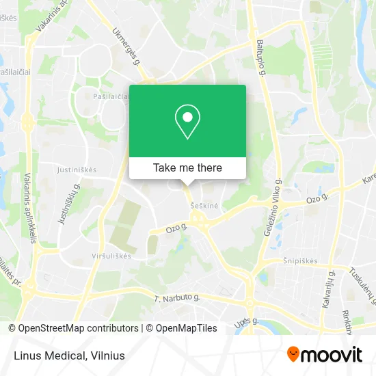 Linus Medical map