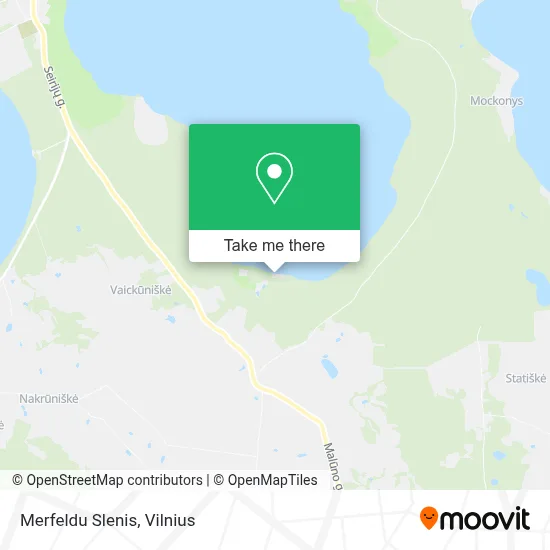 Merfeldu Slenis map