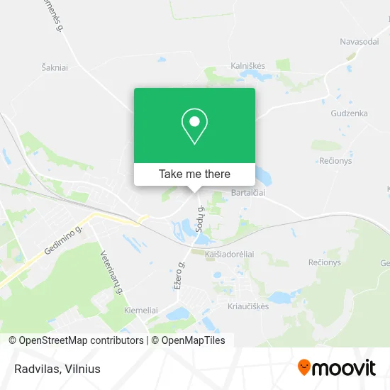Radvilas map