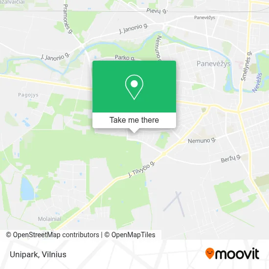 Unipark map