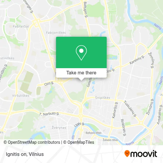 Ignitis on map