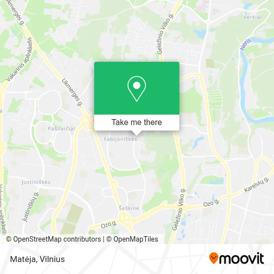 Matėja map