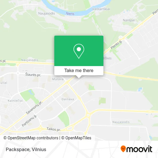 Packspace map