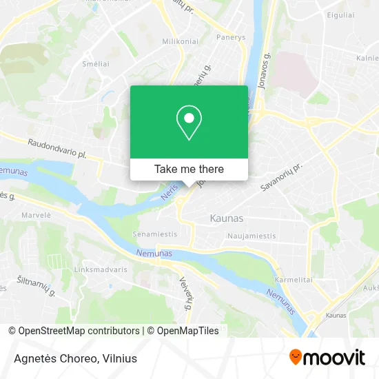 Agnetės Choreo map