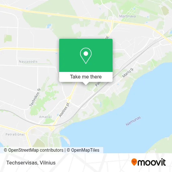 Techservisas map