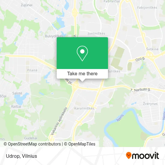 Udrop map