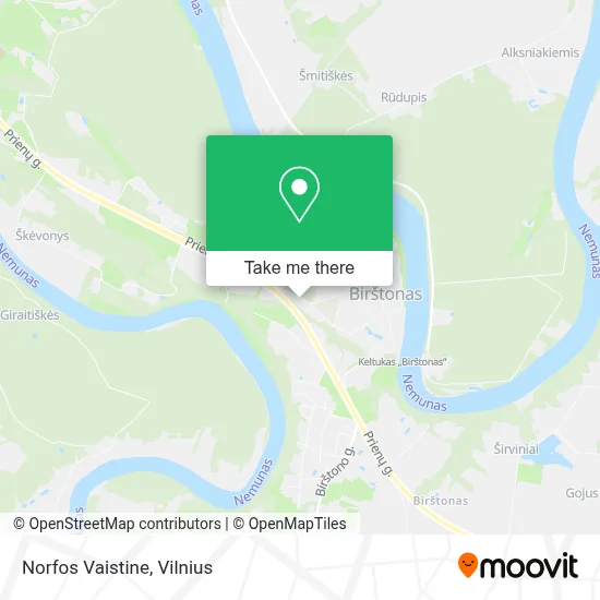 Norfos Vaistine map