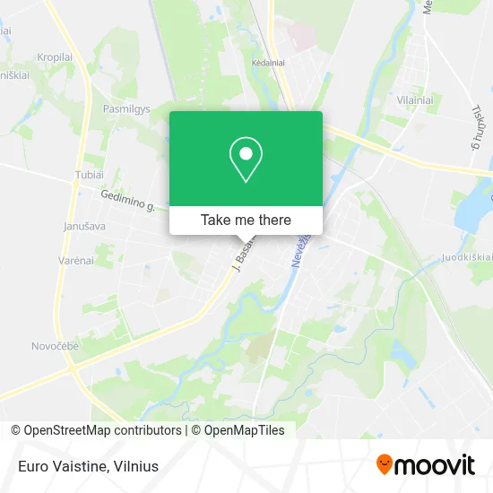 Euro Vaistine map
