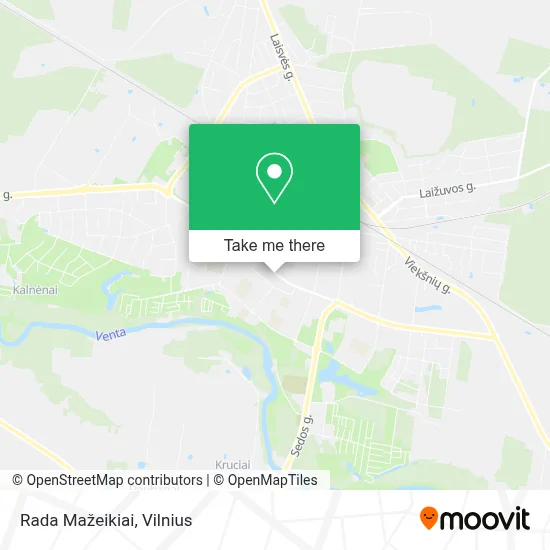 Rada Mažeikiai map
