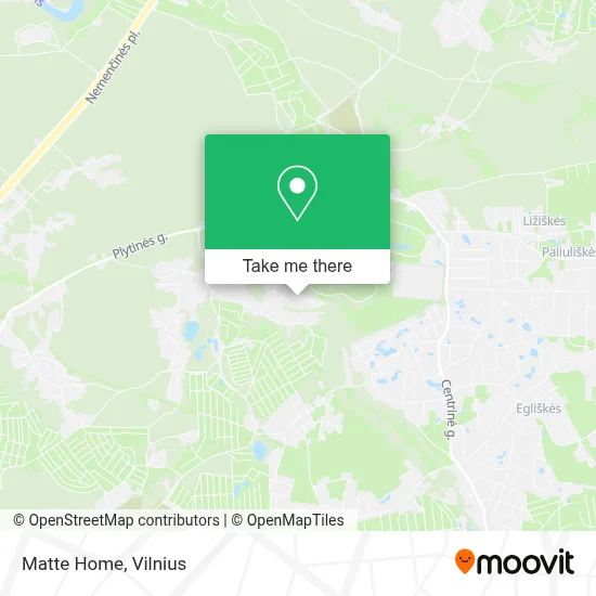 Matte Home map