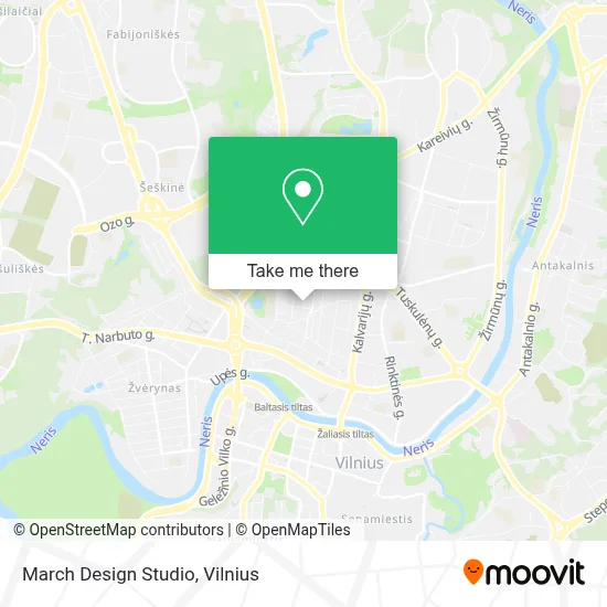 March Design Studio map