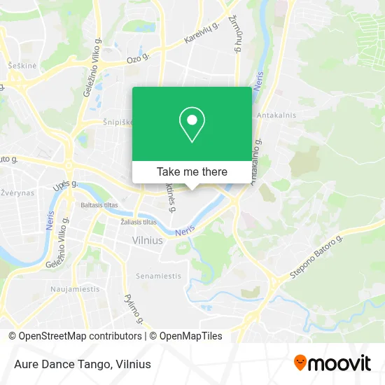 Aure Dance Tango map