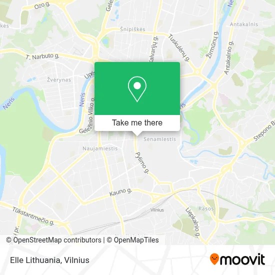 Elle Lithuania map