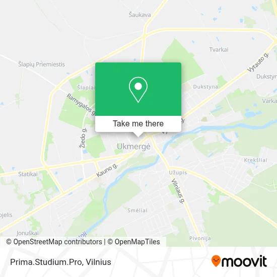 Prima.Studium.Pro map