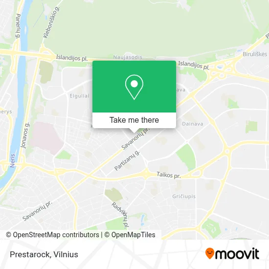 Prestarock map