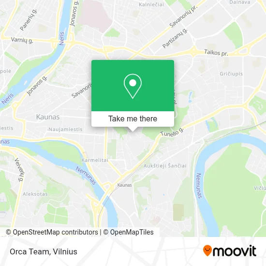 Orca Team map