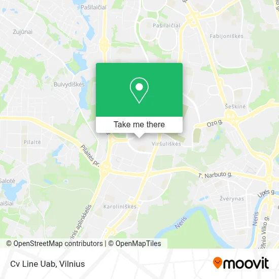 Cv Line Uab map