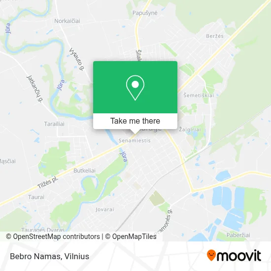Bebro Namas map