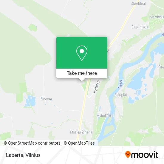 Laberta map