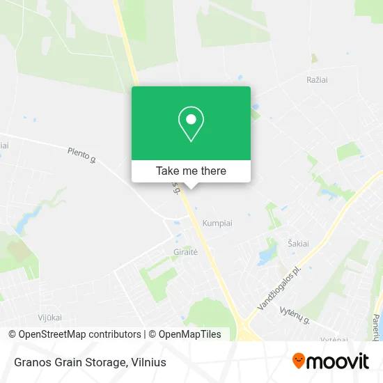 Granos Grain Storage map