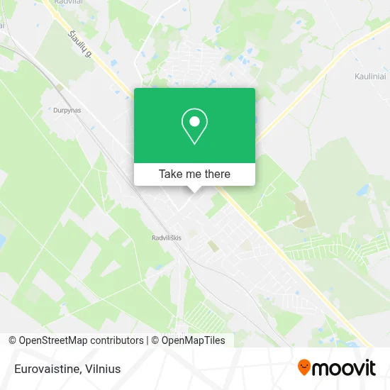 Eurovaistine map