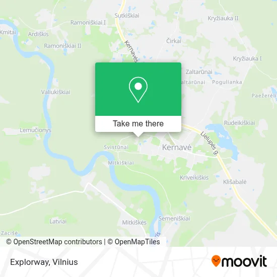 Explorway map