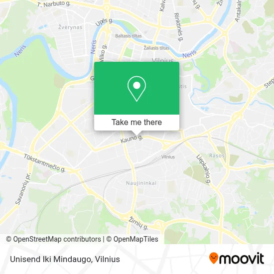 Unisend Iki Mindaugo map