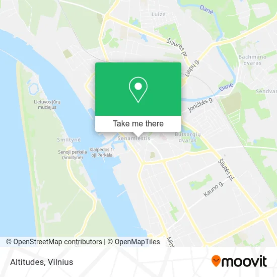 Altitudes map
