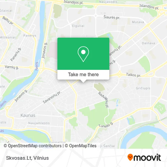 Skvosas.Lt map
