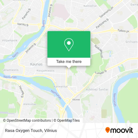 Rasa Oxygen Touch map