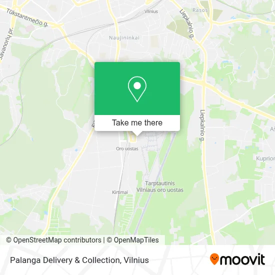 Palanga Delivery & Collection map
