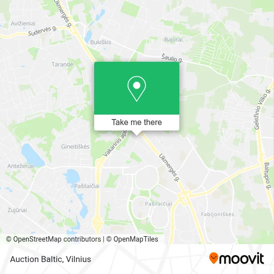 Auction Baltic map