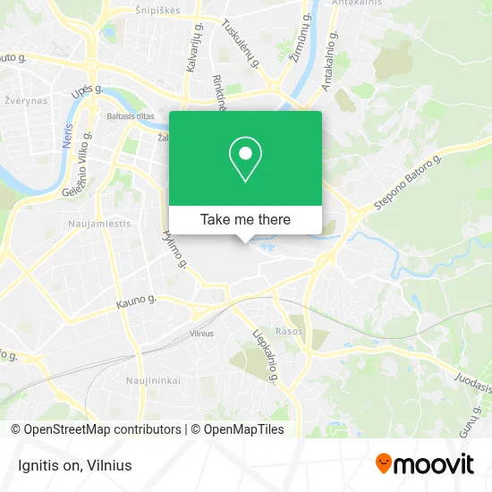 Ignitis on map