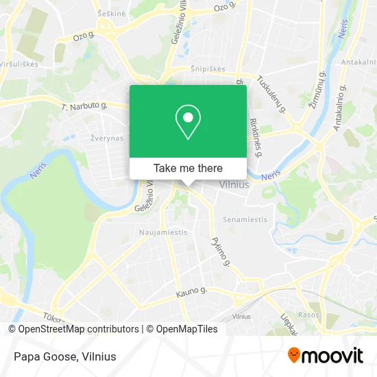 Papa Goose map