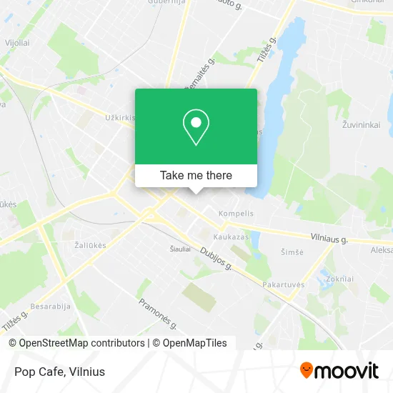 Pop Cafe map