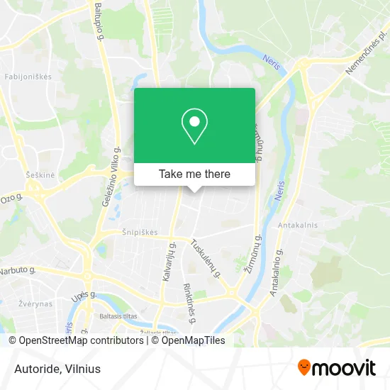 Autoride map