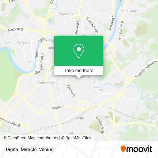 Digital Miracle map