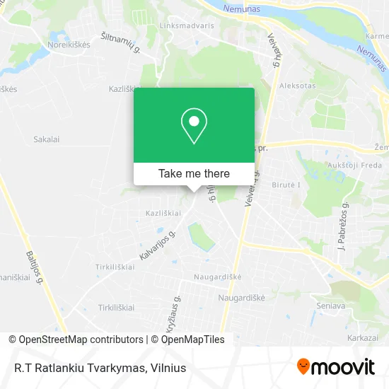 R.T Ratlankiu Tvarkymas map