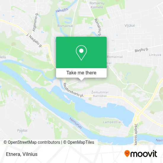 Etnera map