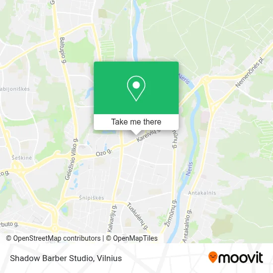 Shadow Barber Studio map