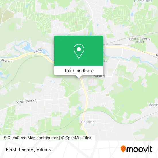 Flash Lashes map