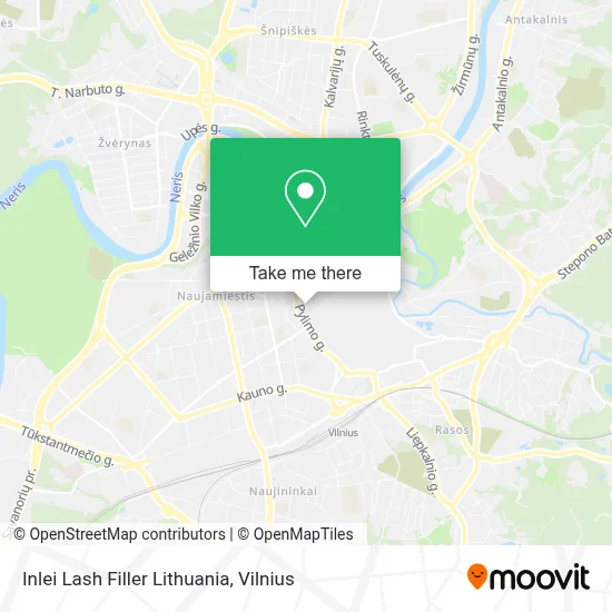 Inlei Lash Filler Lithuania map