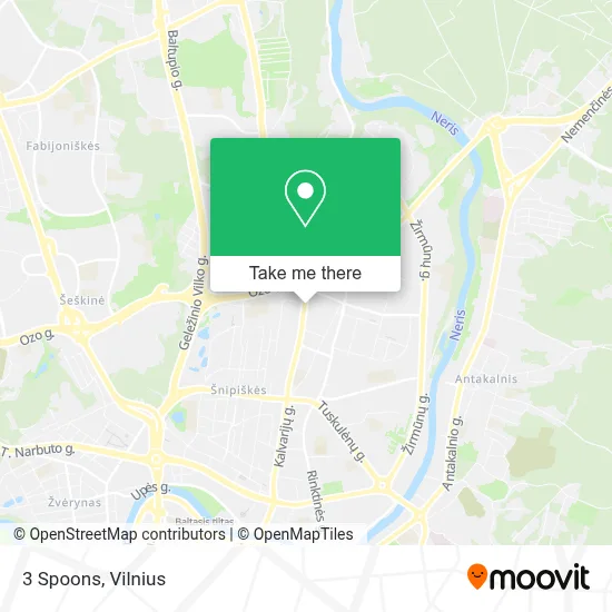 3 Spoons map